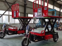 電動三輪車載式帶電子秤水果蔬菜轉運車